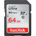 Карта памяти SDXC 64GB Sandisk Ultra Class 10 UHS-I 80 Мб/сек